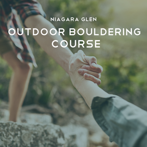 Outdoor Bouldering Course at the Niagara Glen