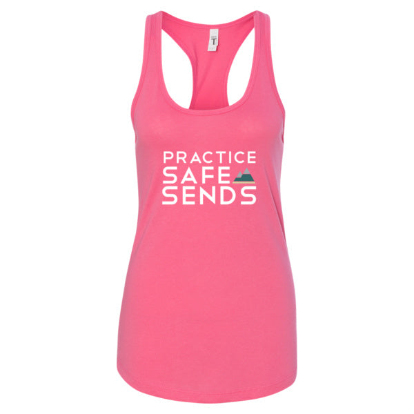 Women's Climbing Shirt 'Practice Safe Sends'