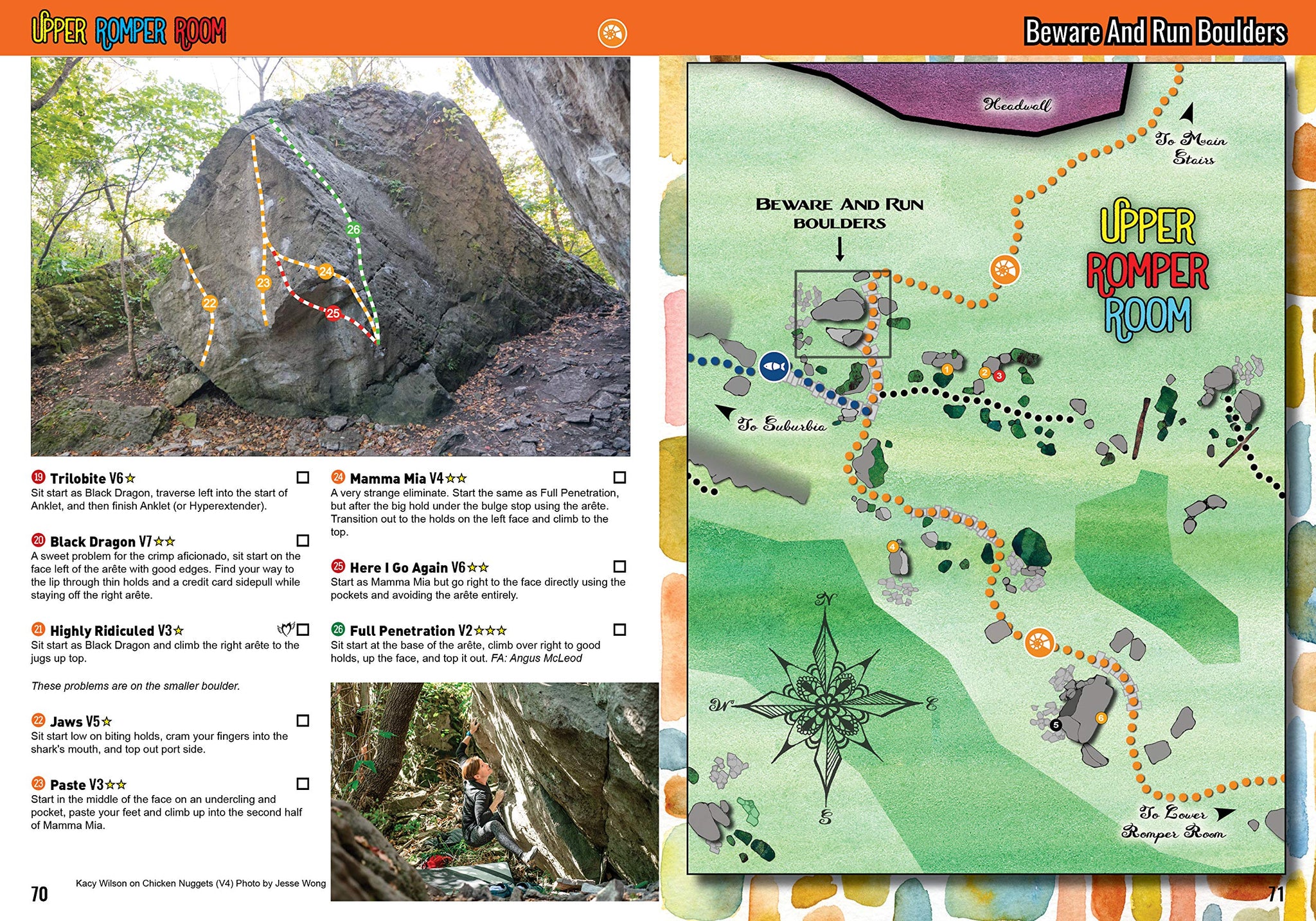 Niagara Glen Bouldering Guidebook | Safe Sends